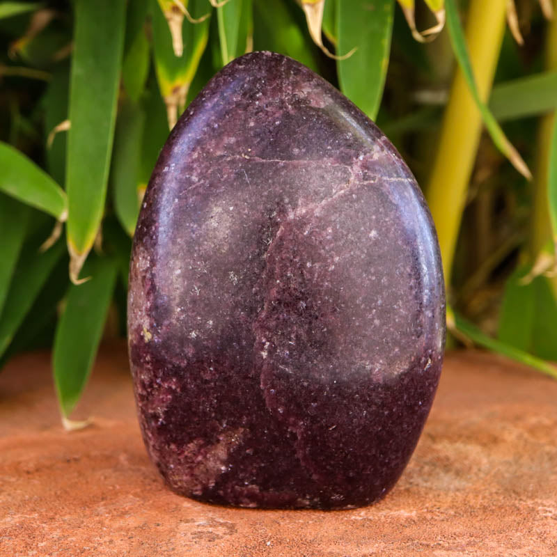 Base Cut Lepidolite Free Form Crystal Carving Crystal Magic