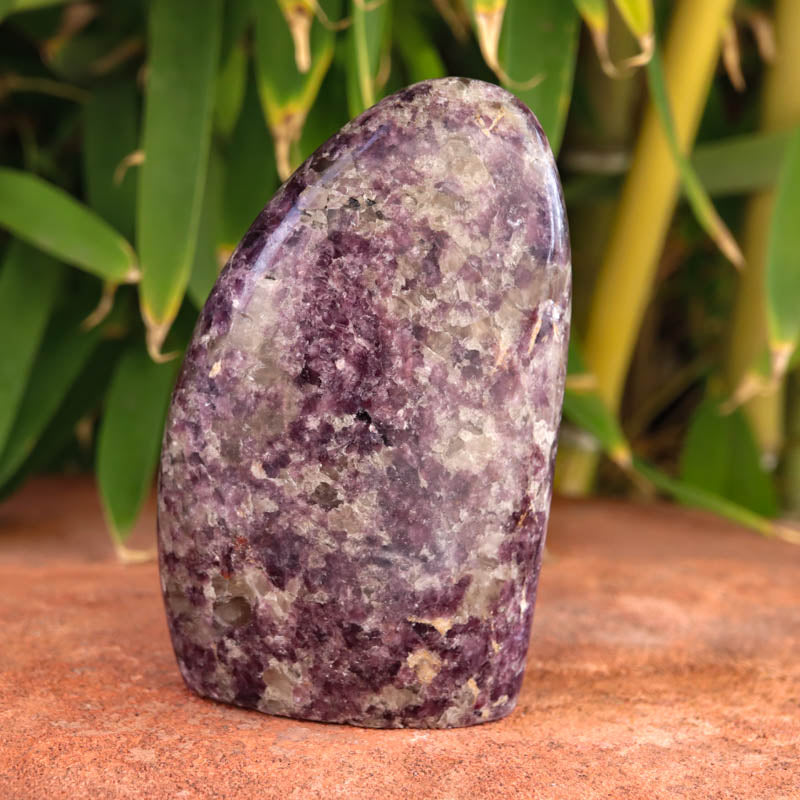 Base Cut Lepidolite Free Form Crystal Carving Crystal Magic