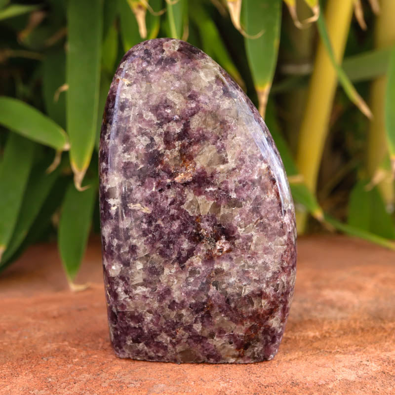 Base Cut Lepidolite Free Form Crystal Carving Crystal Magic