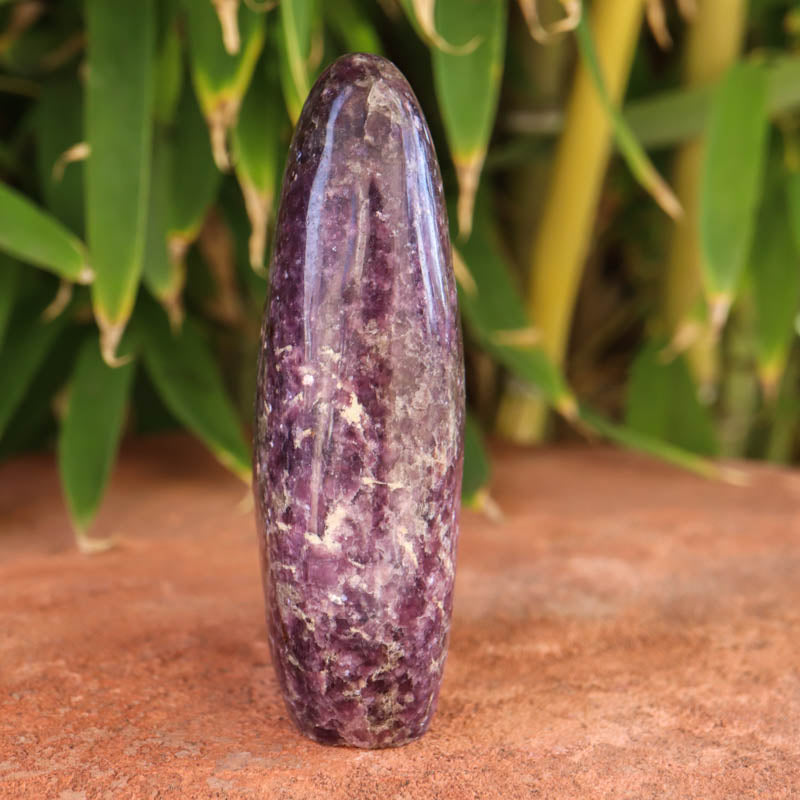 Base Cut Lepidolite Free Form Crystal Carving Crystal Magic