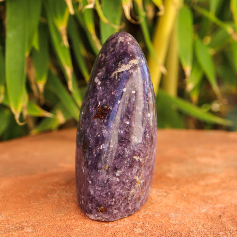 Base Cut Lepidolite Free Form Crystal Carving Crystal Magic