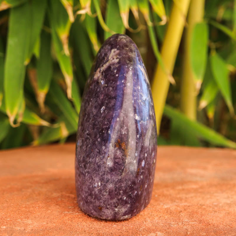 Base Cut Lepidolite Free Form Crystal Carving Crystal Magic