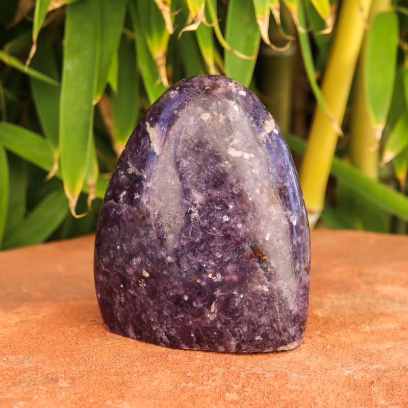 Base Cut Lepidolite Free Form Crystal Carving Crystal Magic