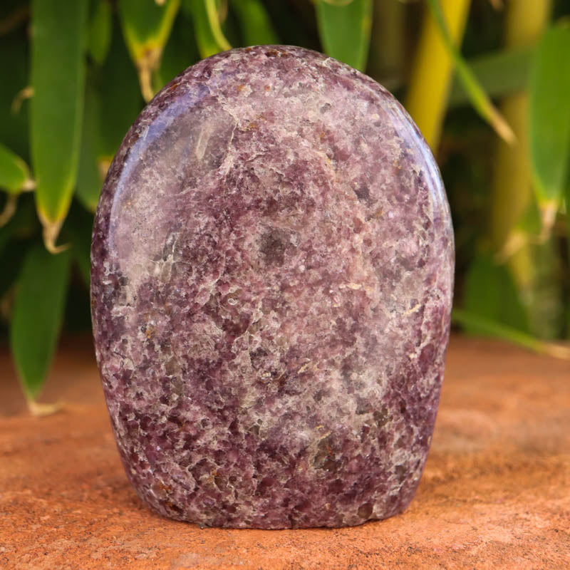 Base Cut Lepidolite Free Form Crystal Carving Crystal Magic
