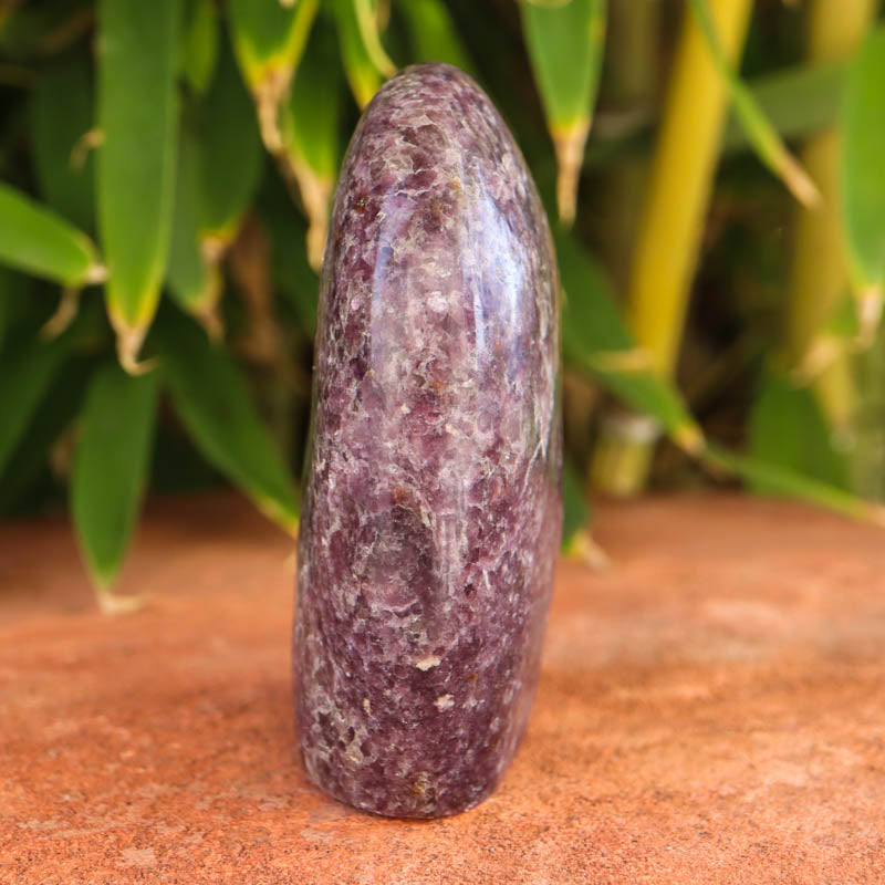 Base Cut Lepidolite Free Form Crystal Carving Crystal Magic