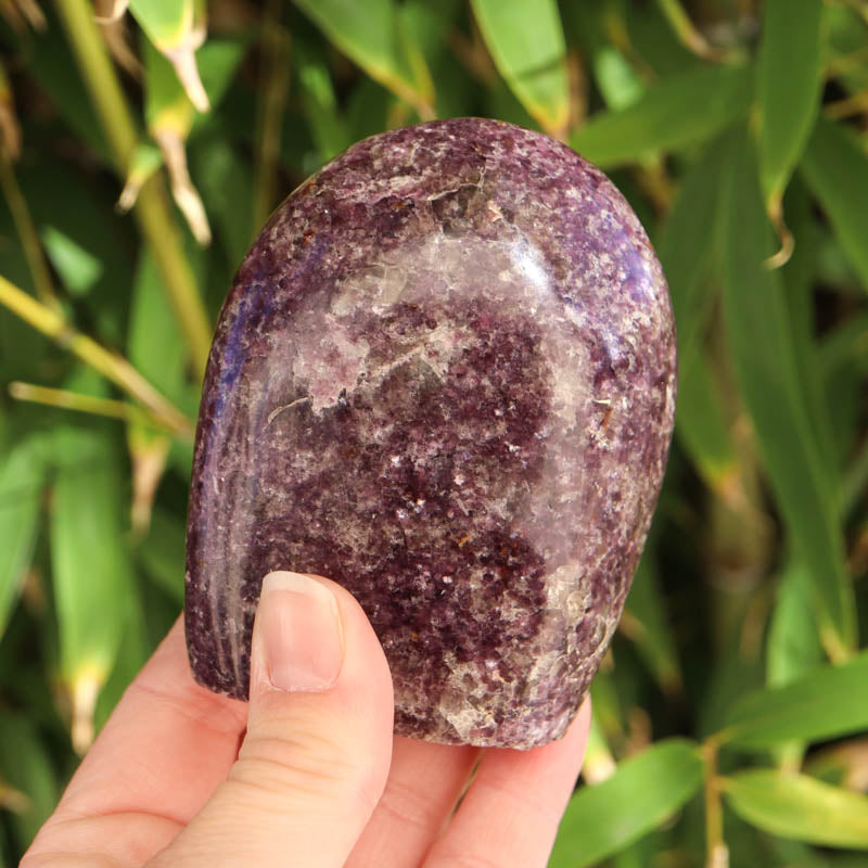 Base Cut Lepidolite Free Form Crystal Carving Crystal Magic