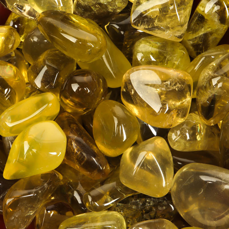 Polished Lemon Quartz Healing Crystals - Main Image