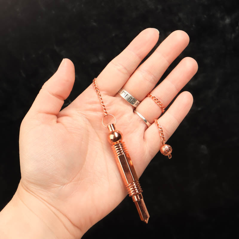 Copper Plated Point Pendulum Gifts & Decor: Pendulum Crystal Magic online