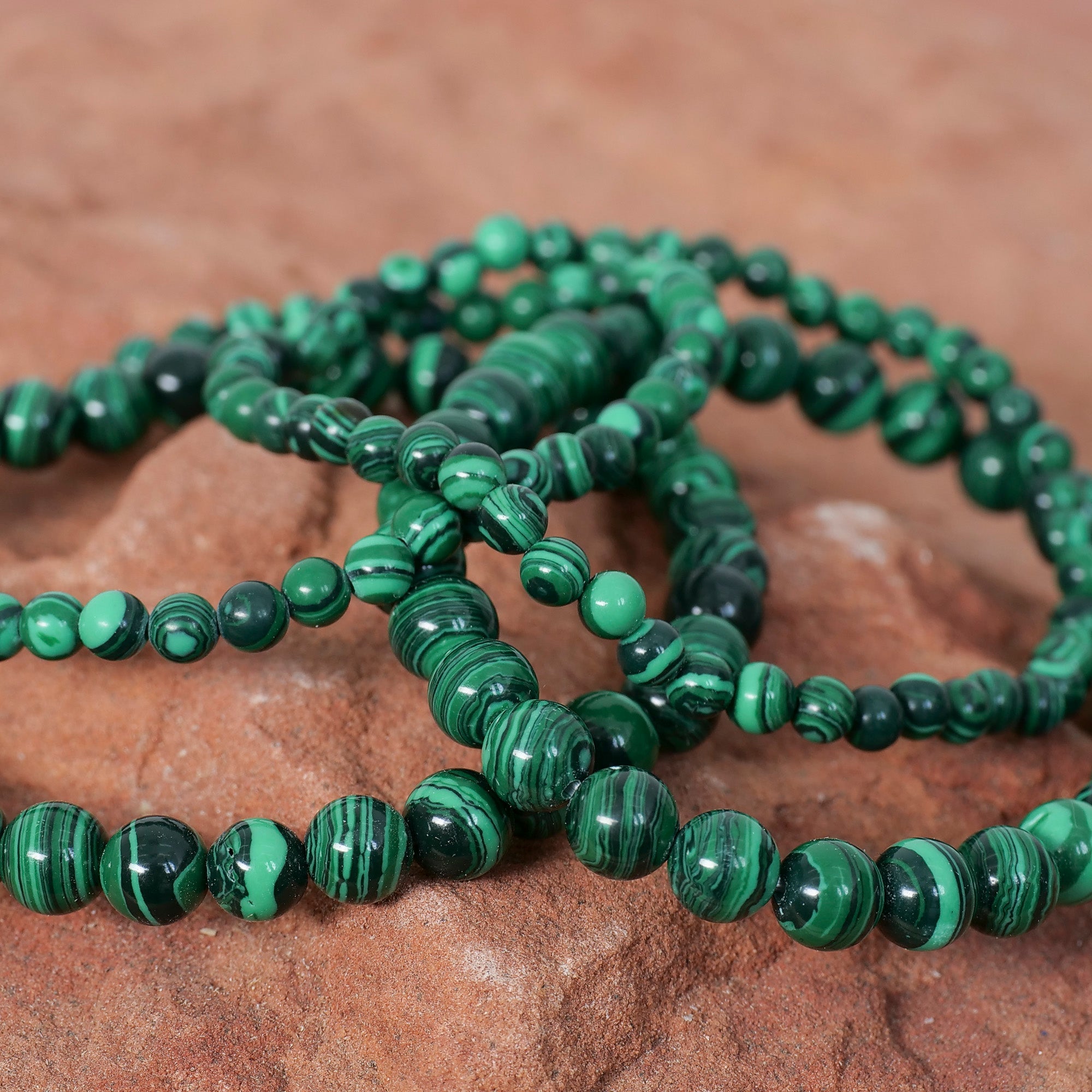 Malachite Bracelet Jewelry: Bracelet Milk and Honey