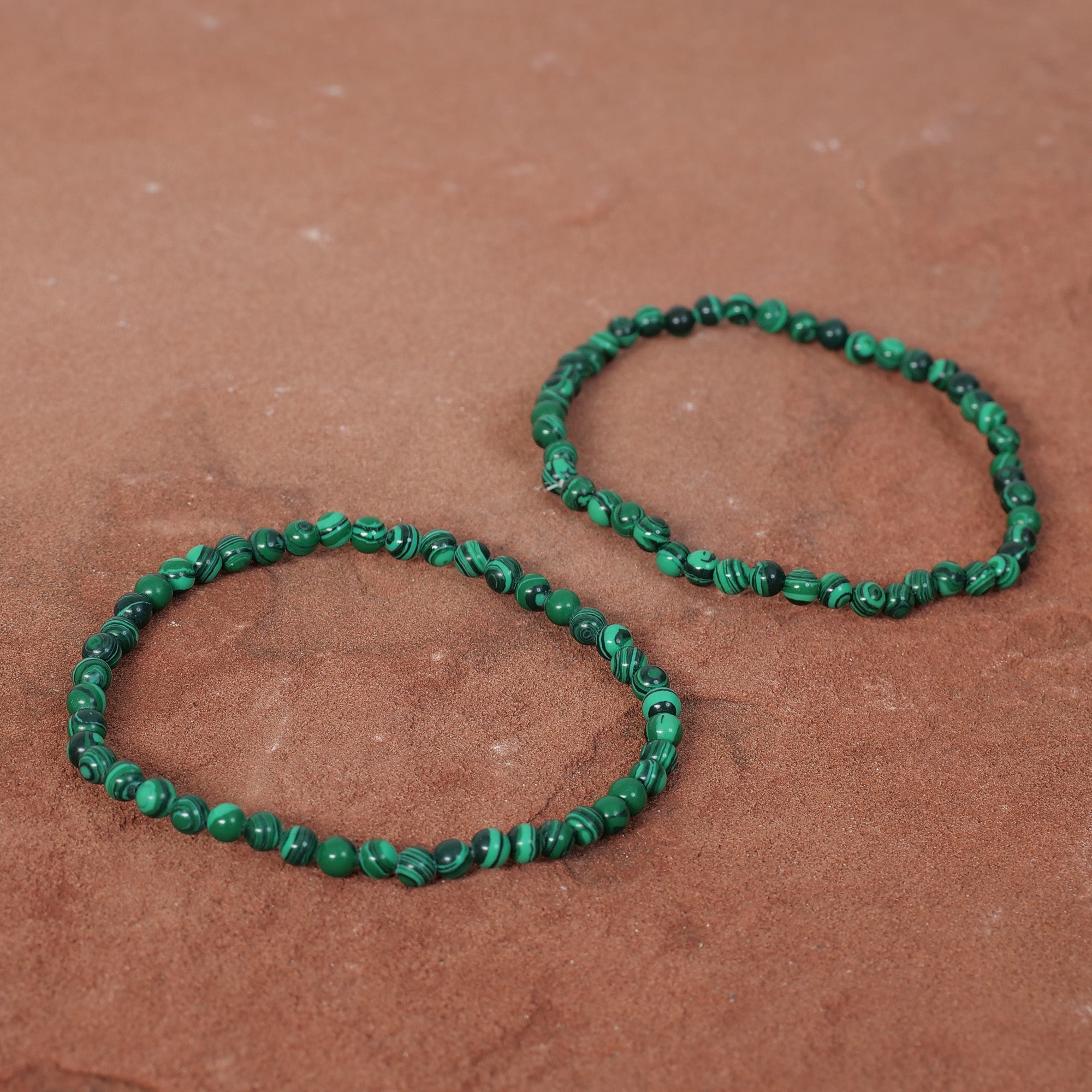 Malachite Bracelet Jewelry: Bracelet Milk and Honey 4mm