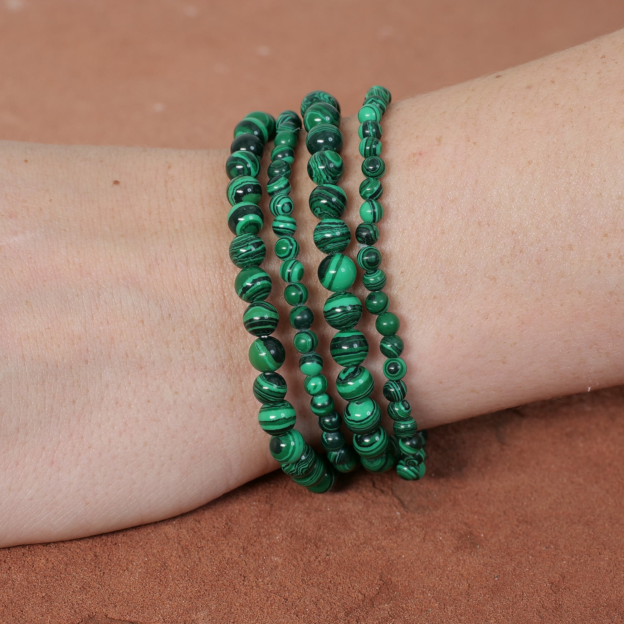 Malachite Bracelet Jewelry: Bracelet Milk and Honey