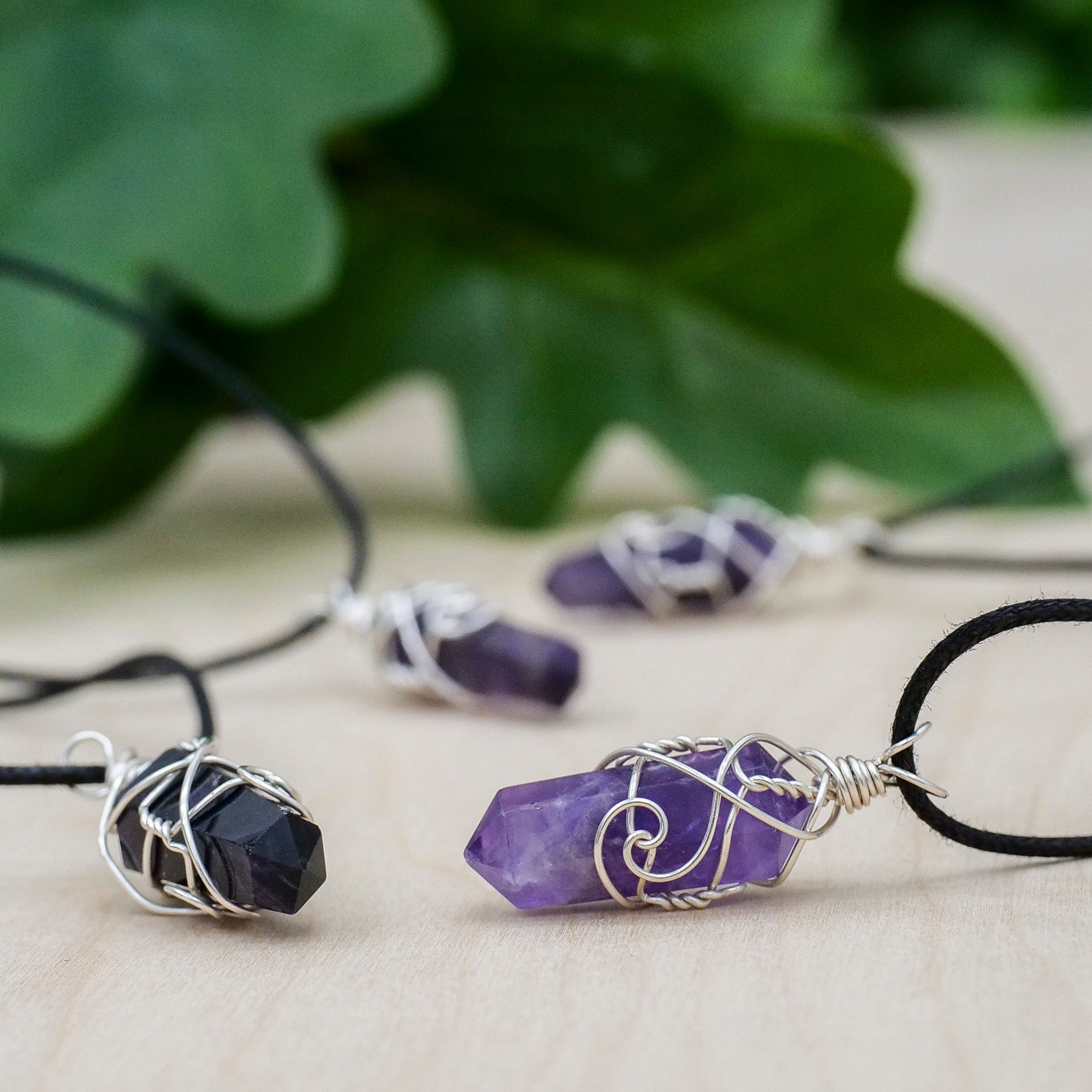 Merlin's Realm Crystal Necklaces Jewelry: Necklace Merlin's Realm Amethyst 