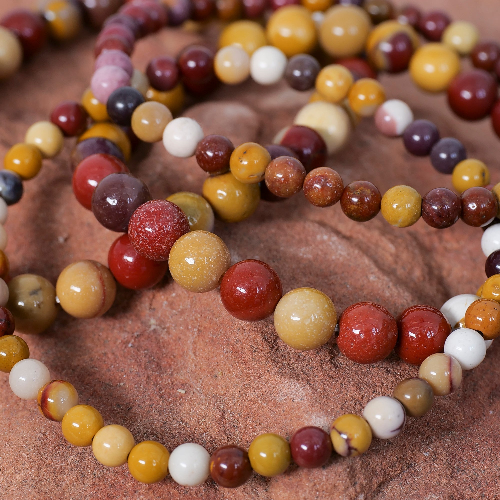 Mookaite Jasper Bracelet Jewelry: Bracelet Milk and Honey