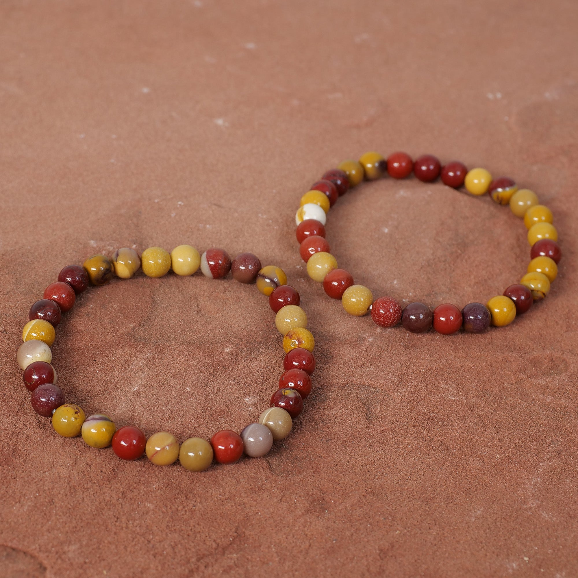 Mookaite Jasper Bracelet Jewelry: Bracelet Milk and Honey 6mm