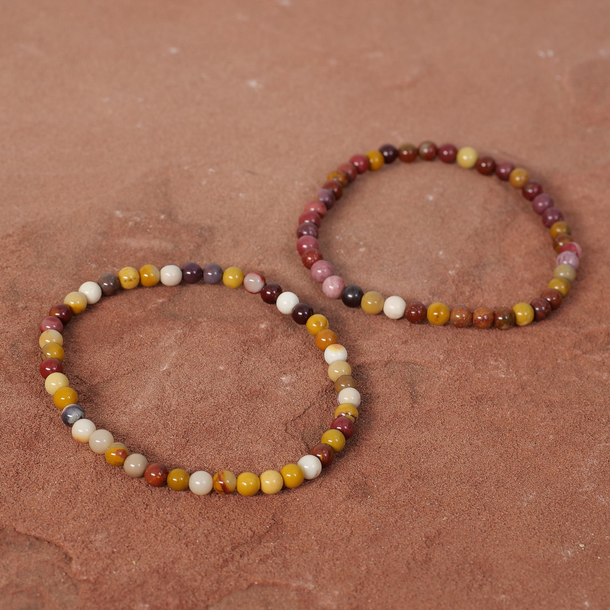 Mookaite Jasper Bracelet Jewelry: Bracelet Milk and Honey 4mm