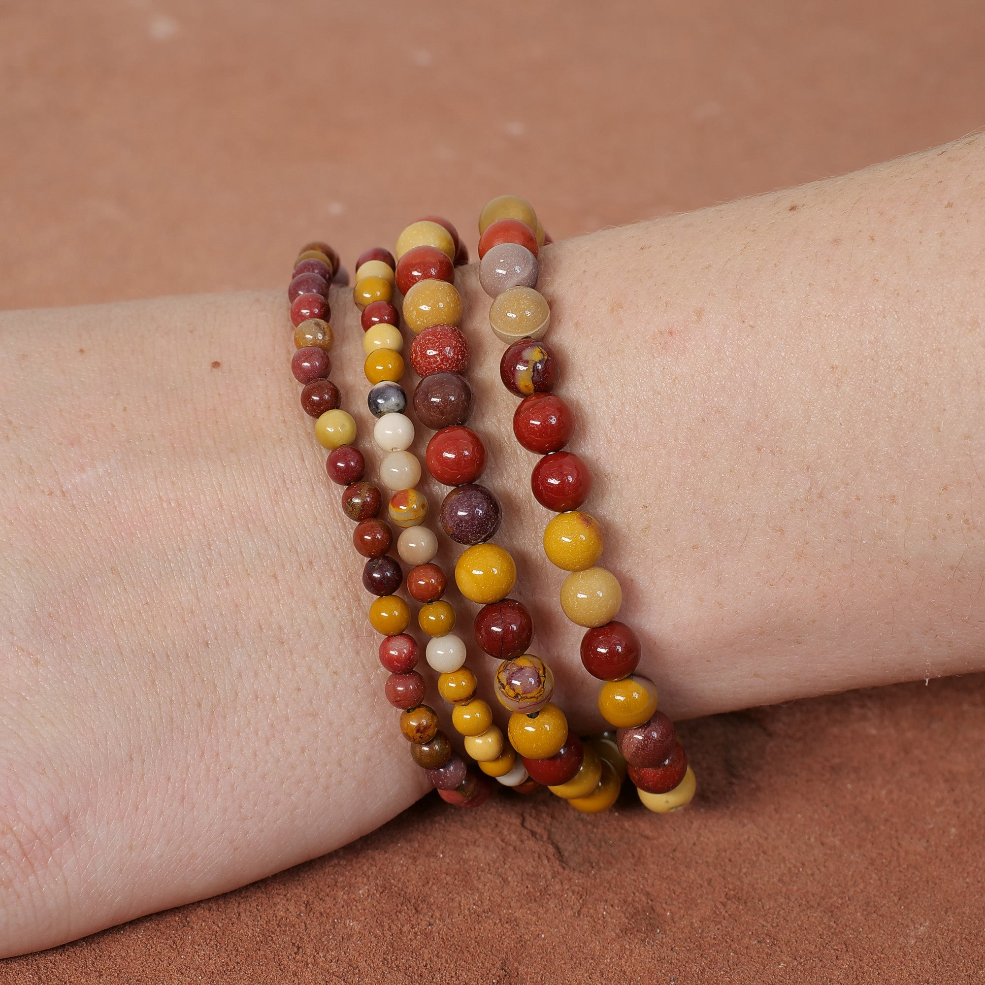 Mookaite Jasper Bracelet Jewelry: Bracelet Milk and Honey