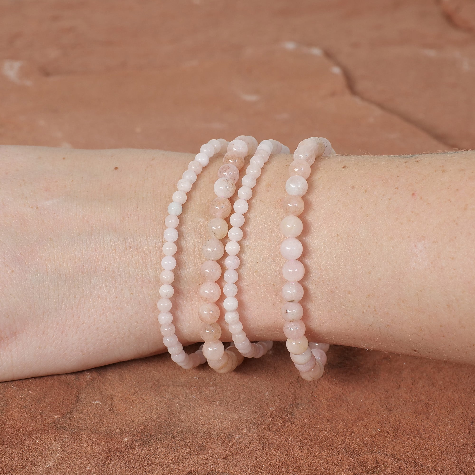 Morganite Bracelet Jewelry: Bracelet Milk and Honey