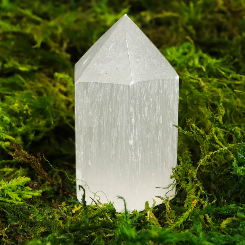 Selenite Point Crystal Point Crystal Magic