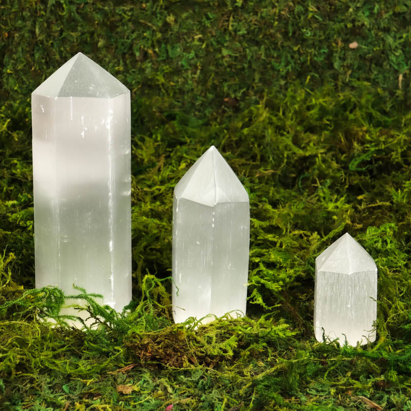 Selenite Point Crystal Point Crystal Magic