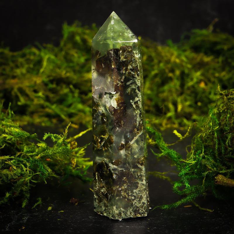 Prehnite Point Crystal Point Crystal Magic