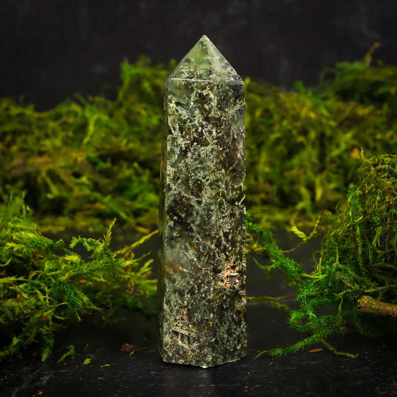 Prehnite Point Crystal Point Crystal Magic