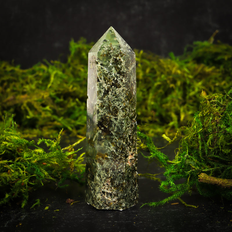Prehnite Point Crystal Point Crystal Magic
