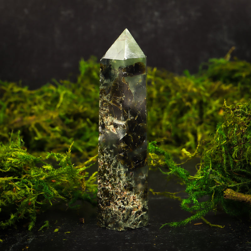 Prehnite Point Crystal Point Crystal Magic