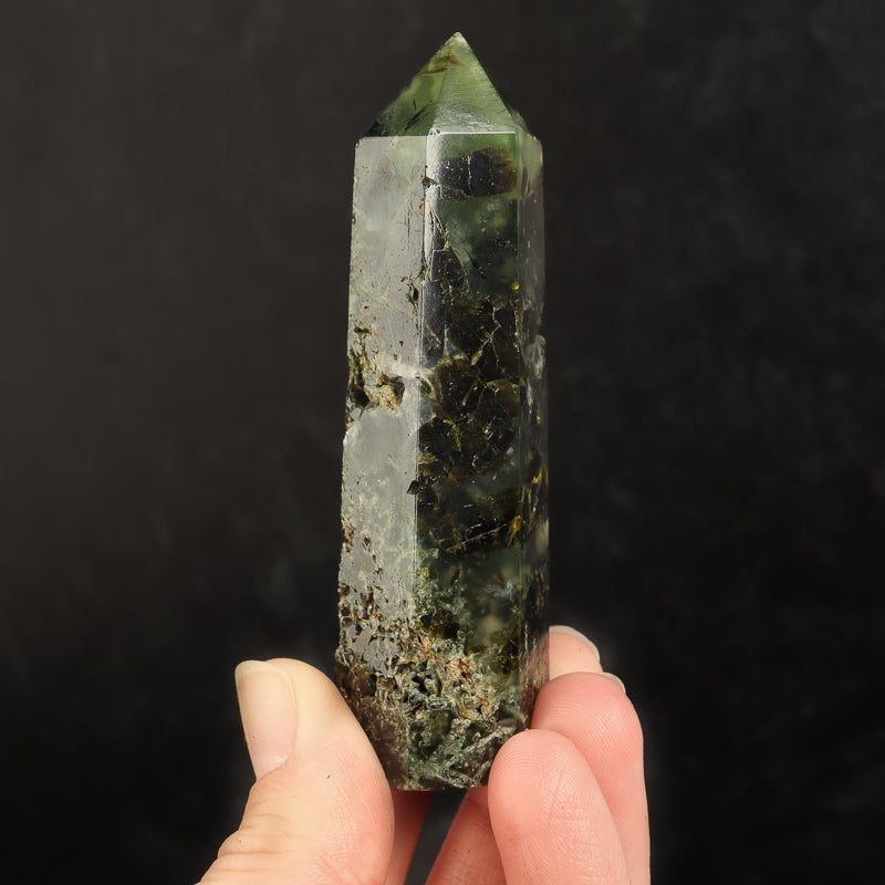 Prehnite Point Crystal Point Crystal Magic