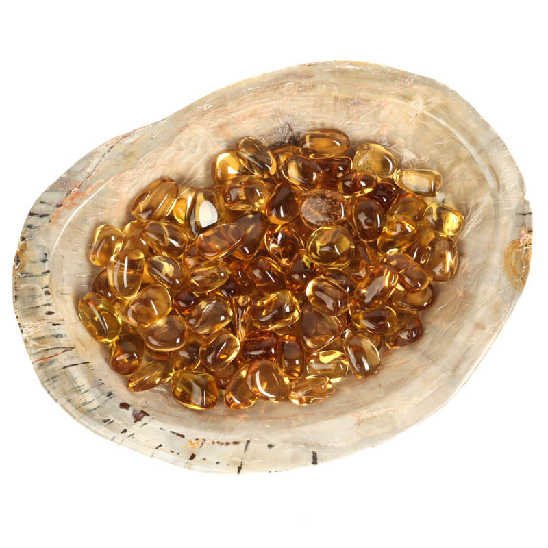 Pumpkin Obsidian Tumbled