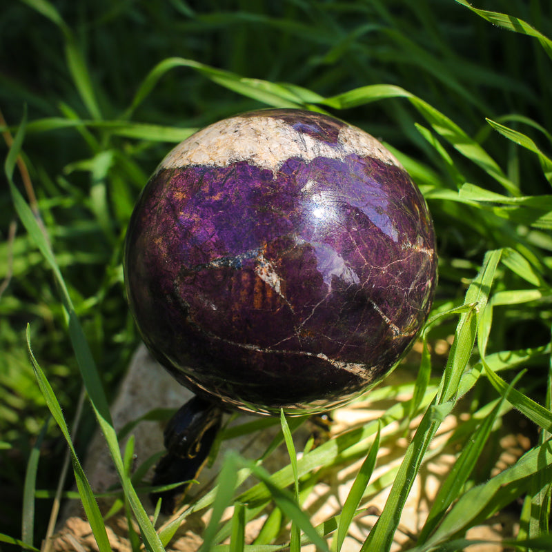 Purpurite Crystal Sphere