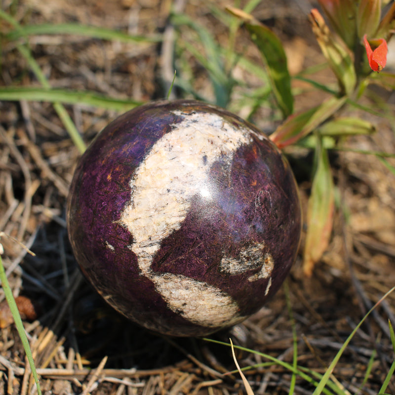 Purpurite Crystal Sphere