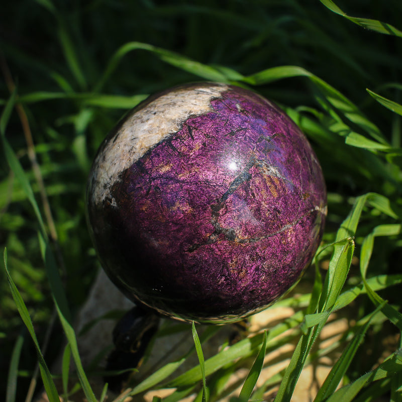 Purpurite Crystal Sphere