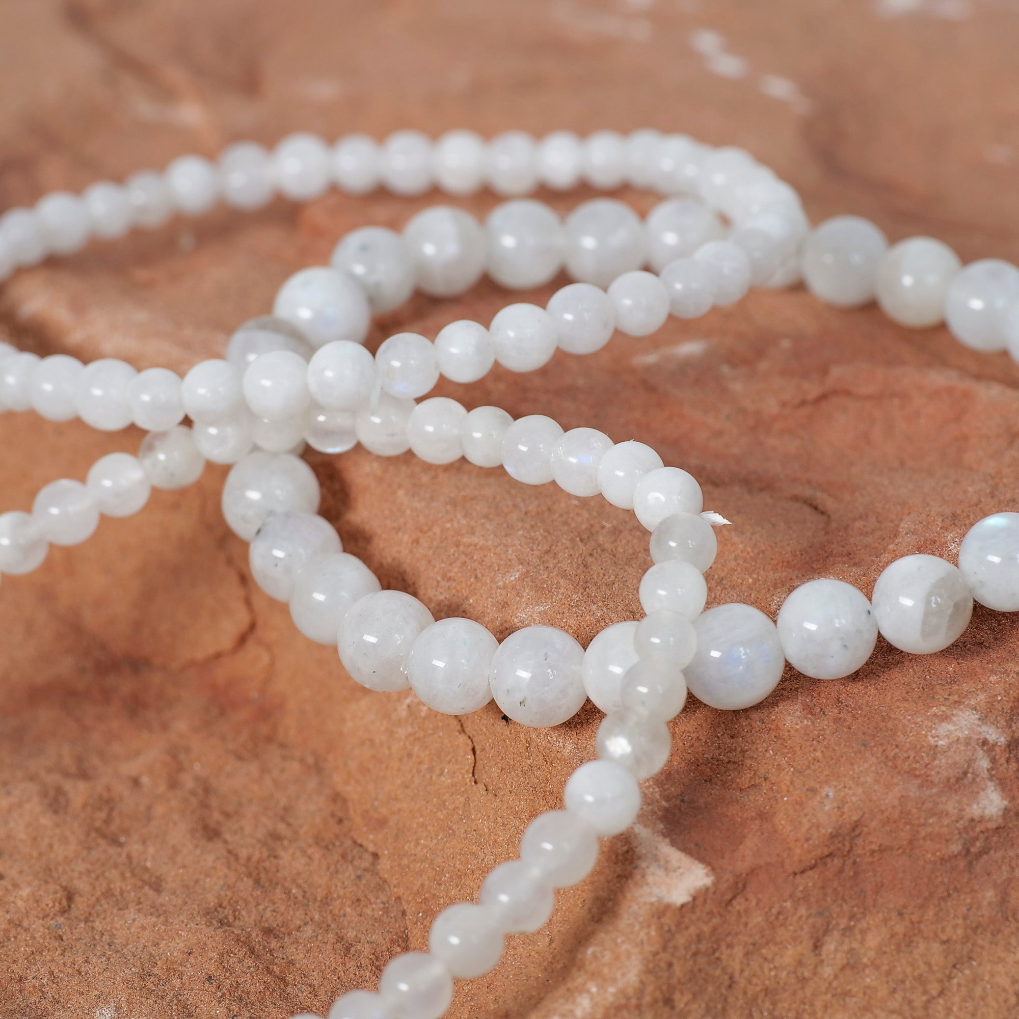 Rainbow Moonstone Bracelet Jewelry: Bracelet Milk and Honey