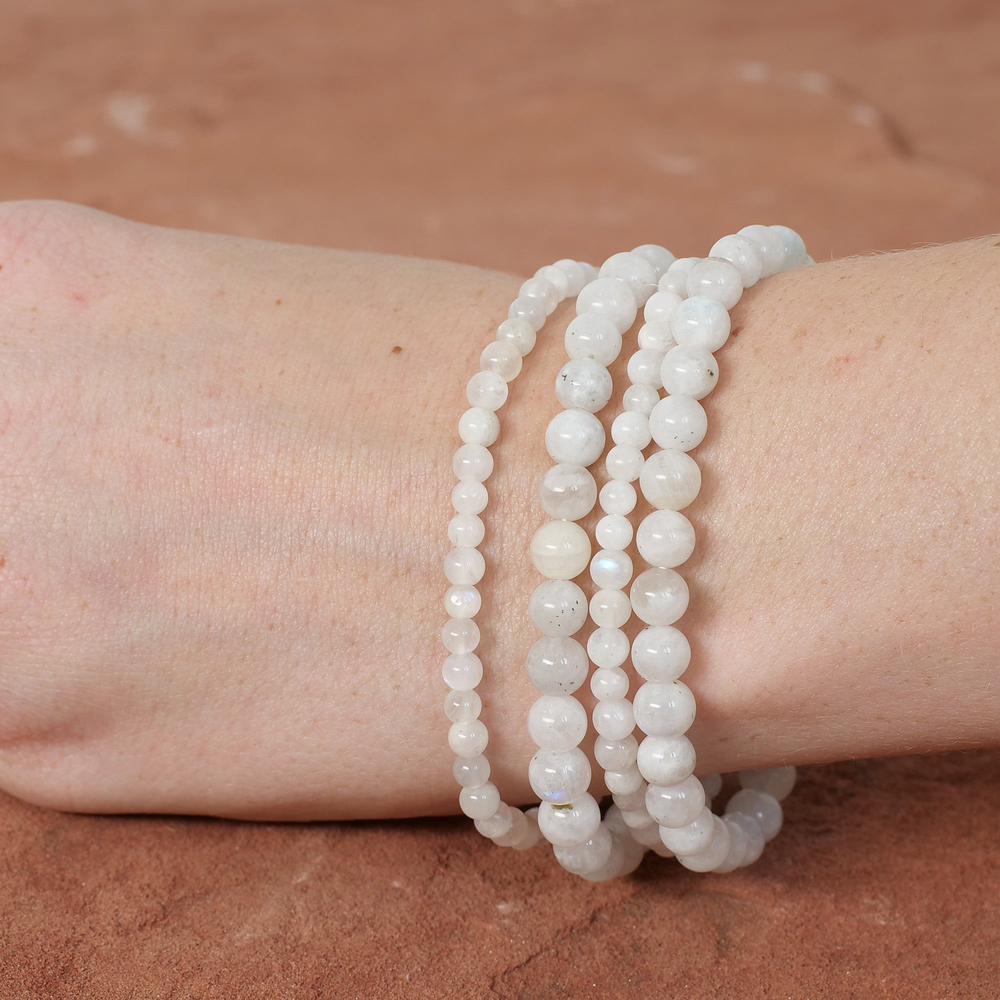 Rainbow Moonstone Bracelet Jewelry: Bracelet Milk and Honey