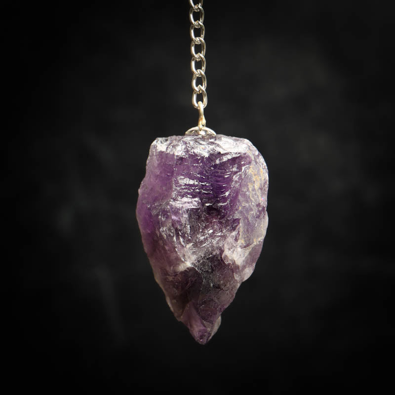 Raw Crystal Pendulum Gifts & Decor: Pendulum Crystal Magic online Amethyst 
