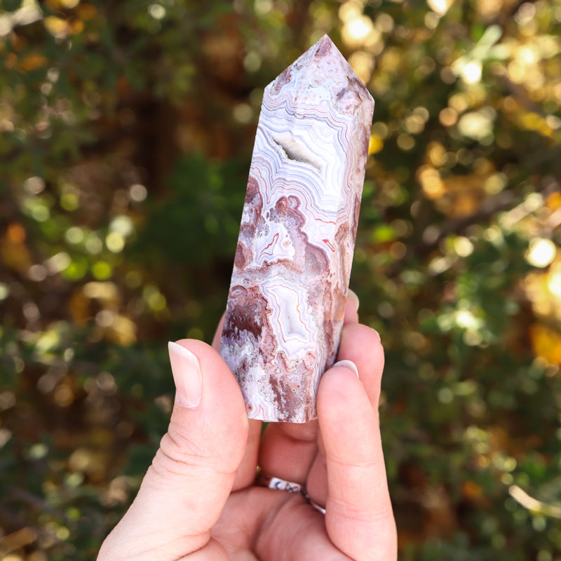 Red Crazy Lace Agate Point