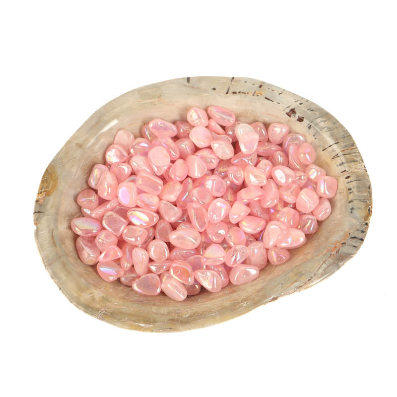 Angel Aura Rose Quartz Tumbled Crystal Tumbled Crystal Magic