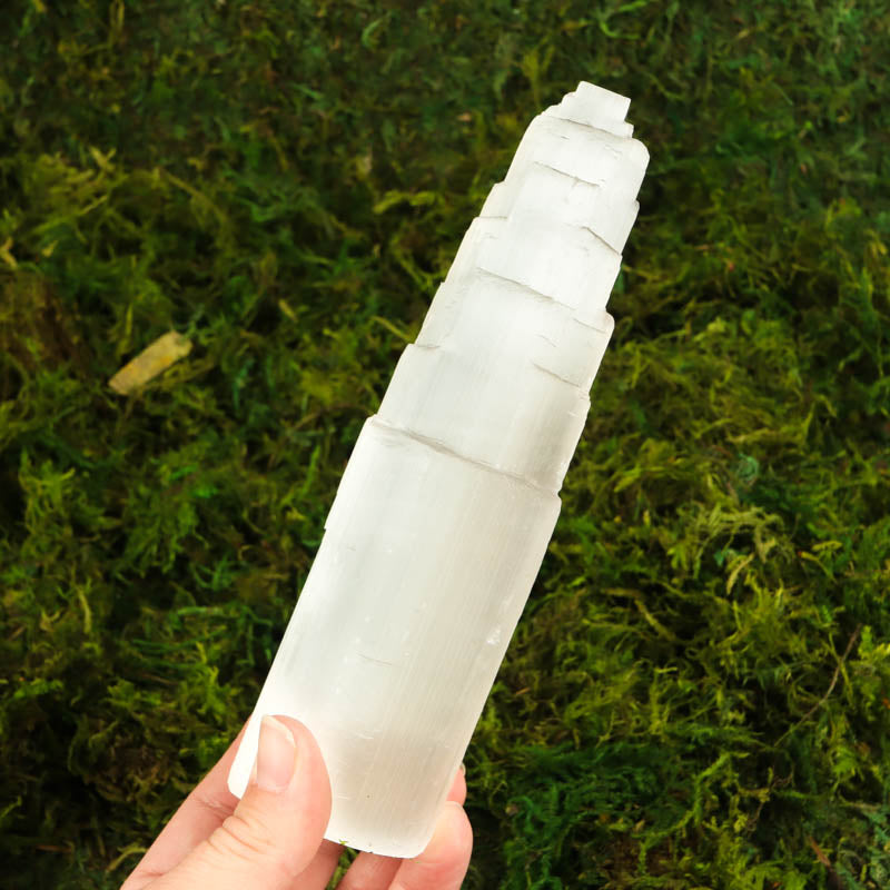 Raw Selenite Tower Crystal Point Crystal Magic Medium