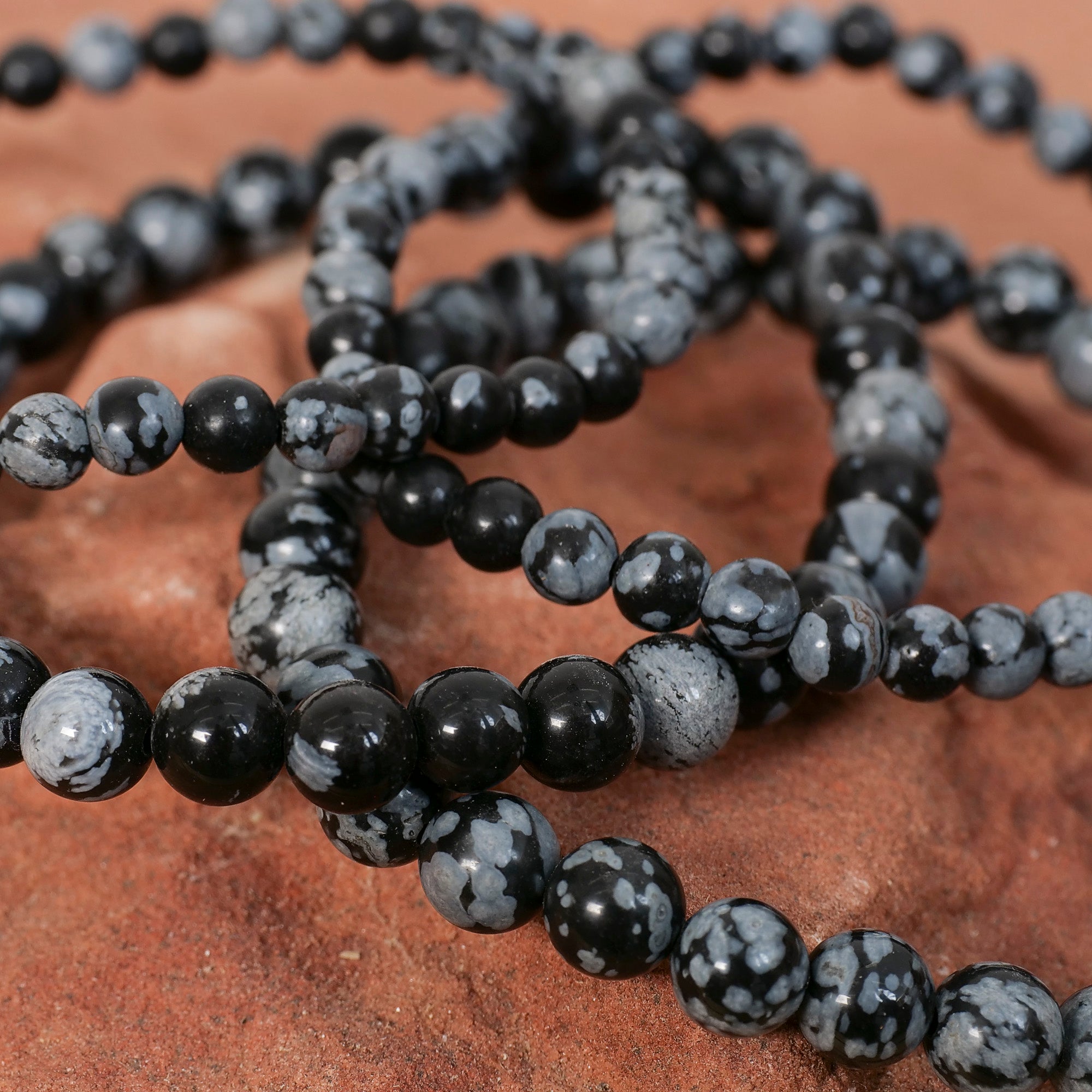 Snowflake Obsidian Bracelet Jewelry: Bracelet Milk and Honey