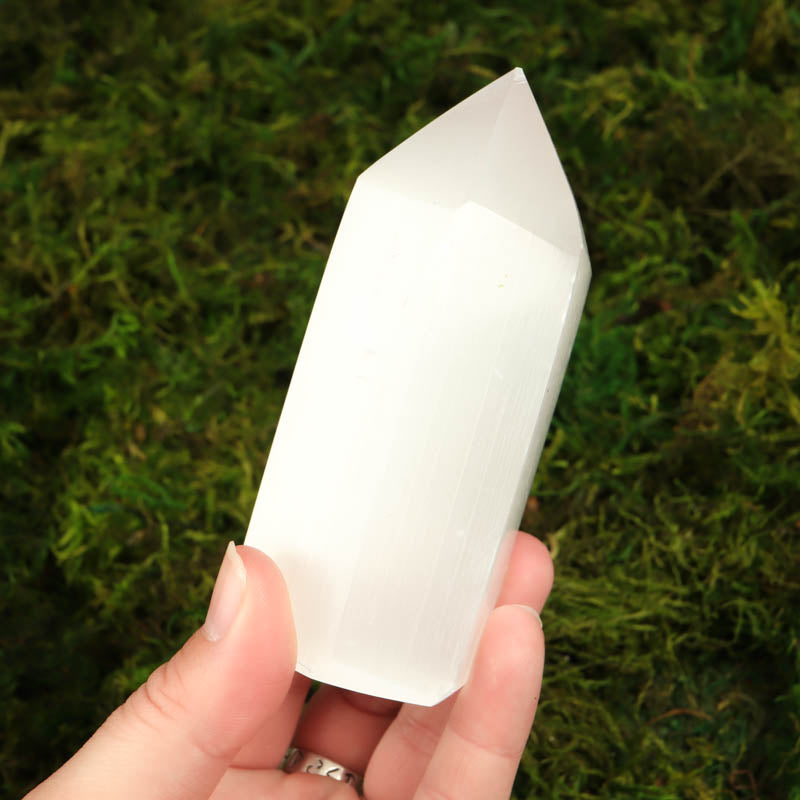 Selenite Point Crystal Point Crystal Magic Medium
