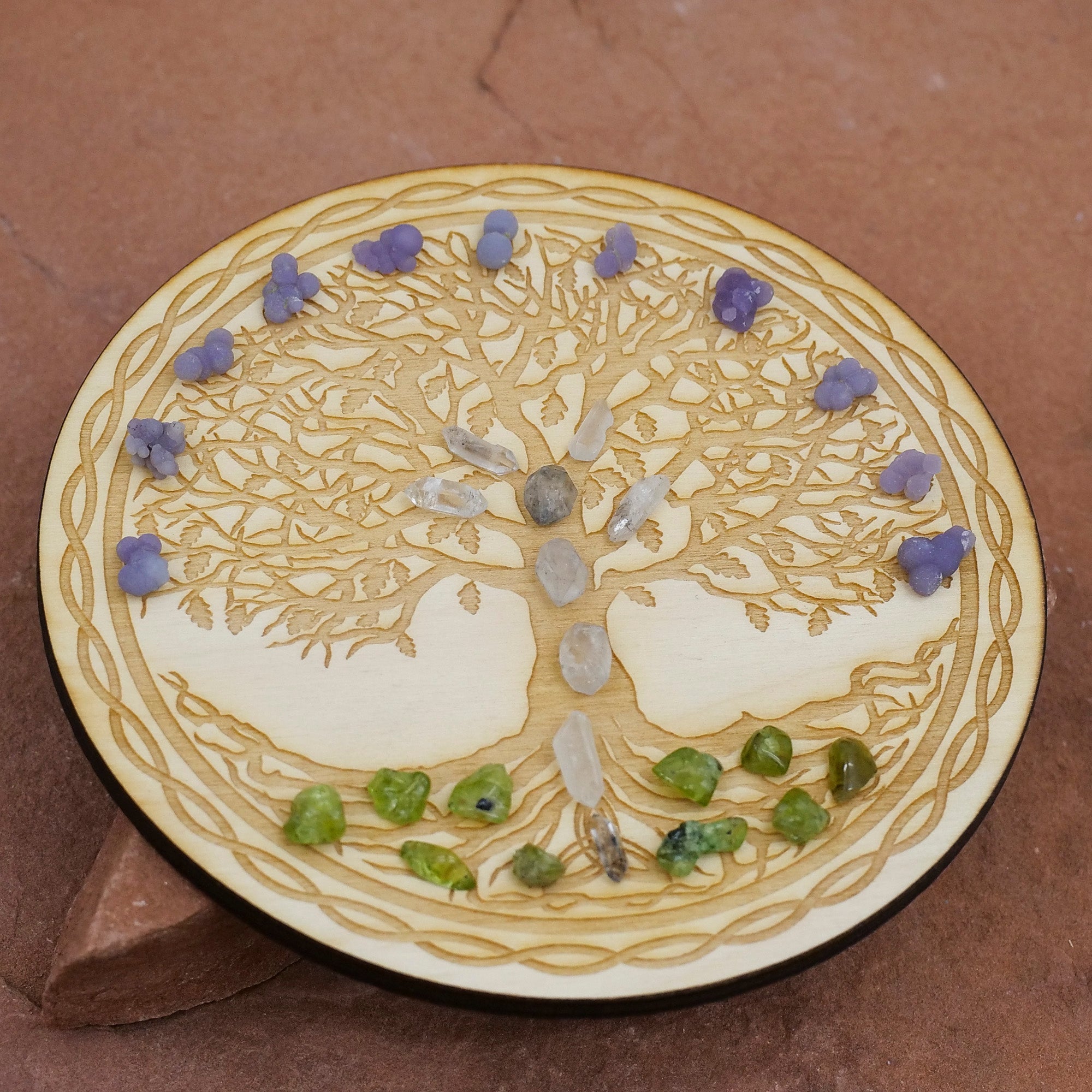 Tree Of Life Crystal Grid Gifts & Decor Zen and Meow