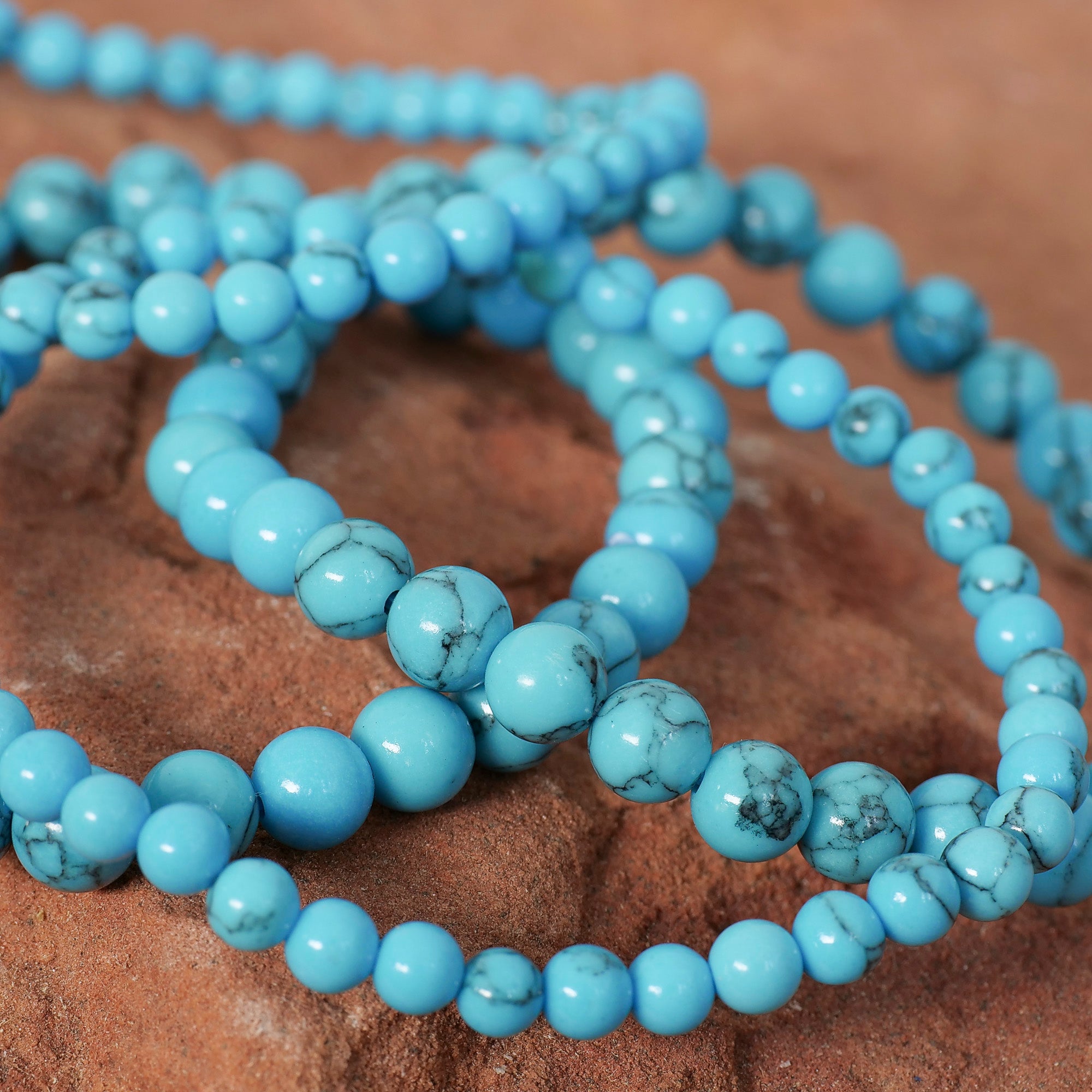 Turquoise-Howlite Bracelet Jewelry: Bracelet Milk and Honey 