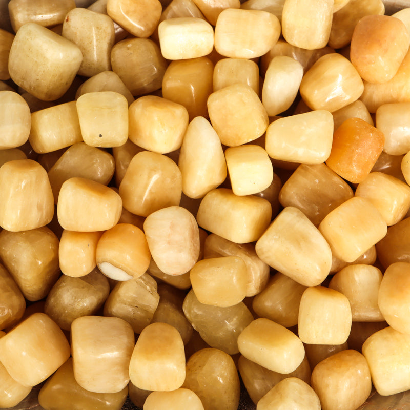 Yellow Aragonite Tumbled Crystal Tumbled Crystal Magic