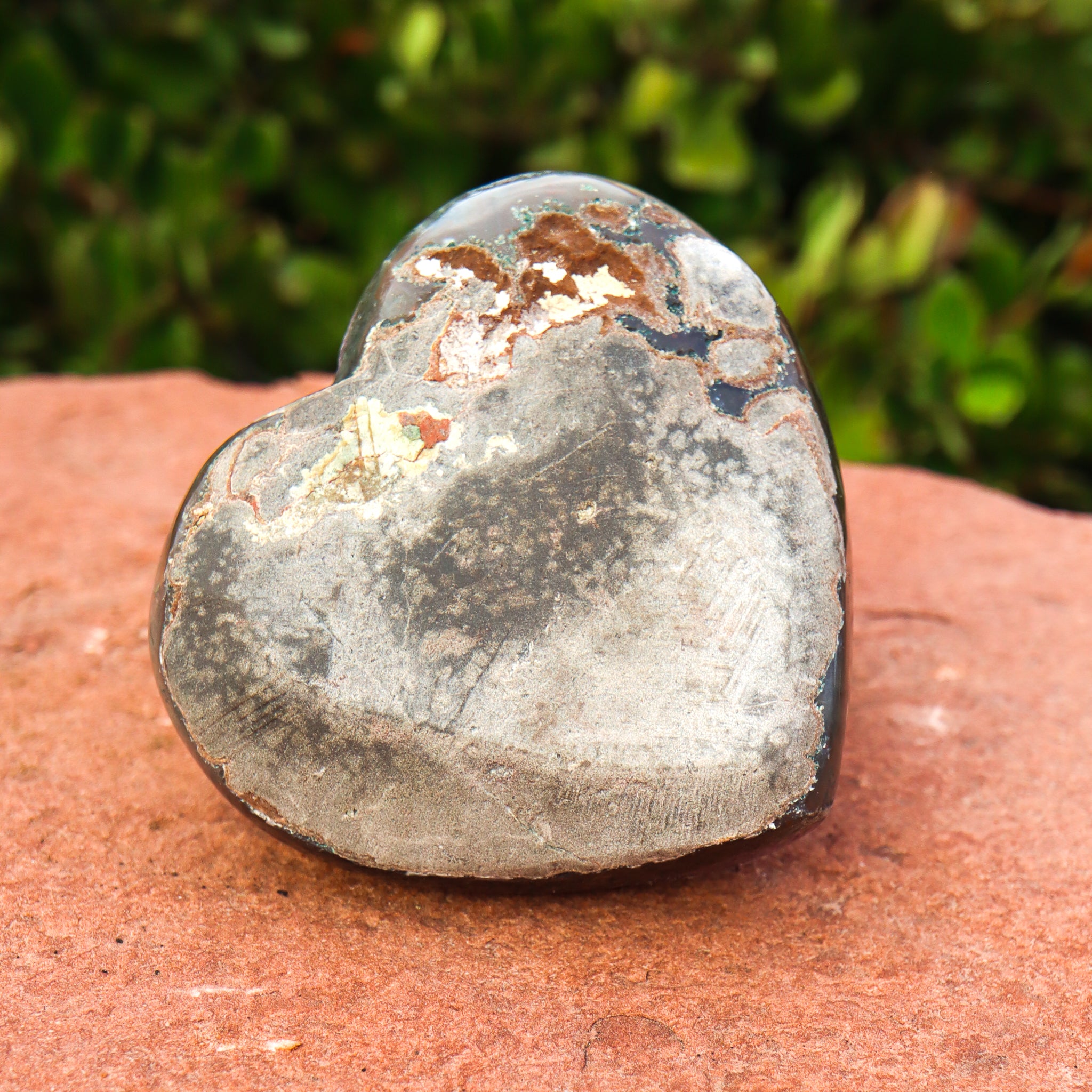 Amethyst Geode Carved Heart
