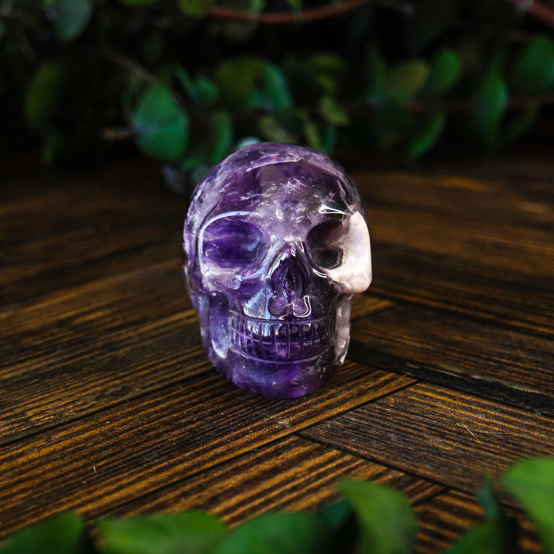 Amethyst Chevron Skull