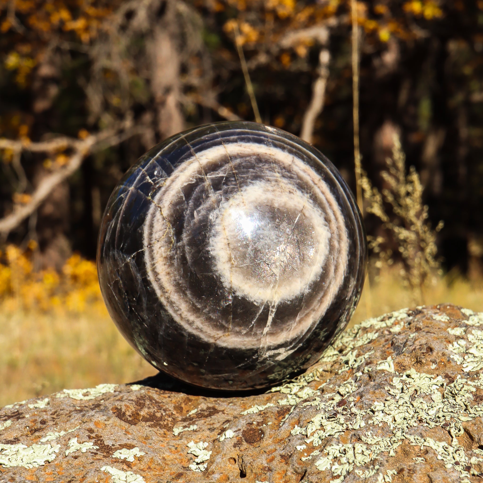 Black Moonstone Sphere