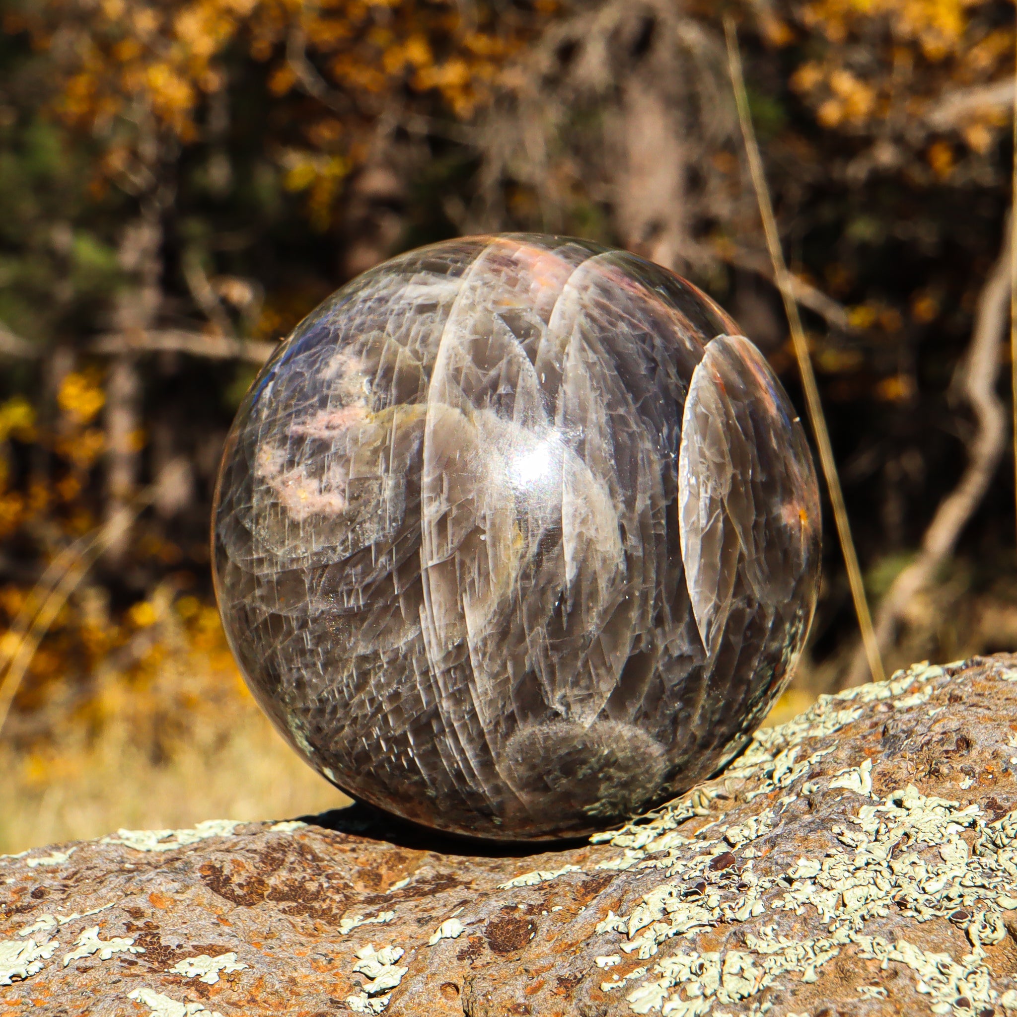 Black Moonstone Sphere