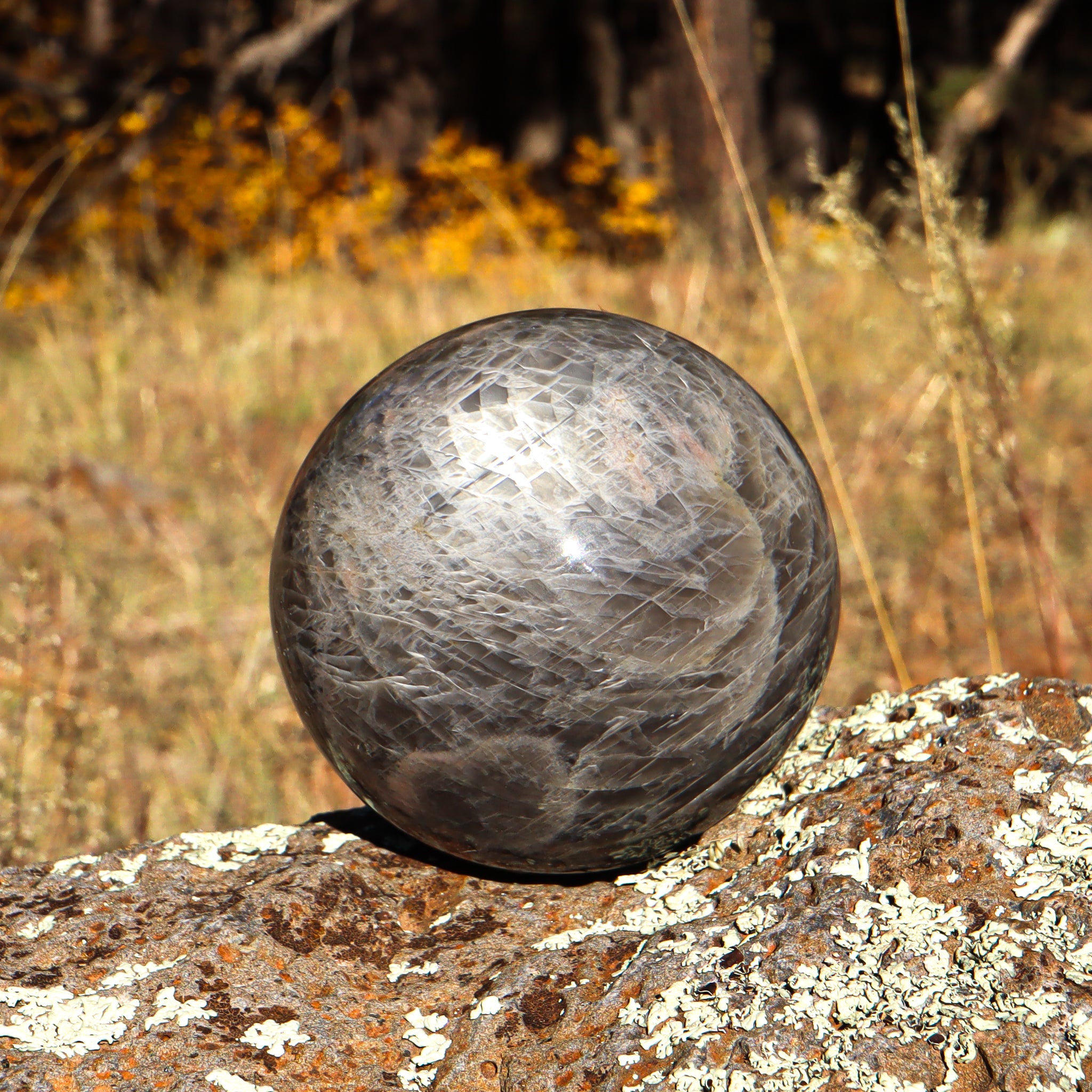 Black Moonstone Sphere