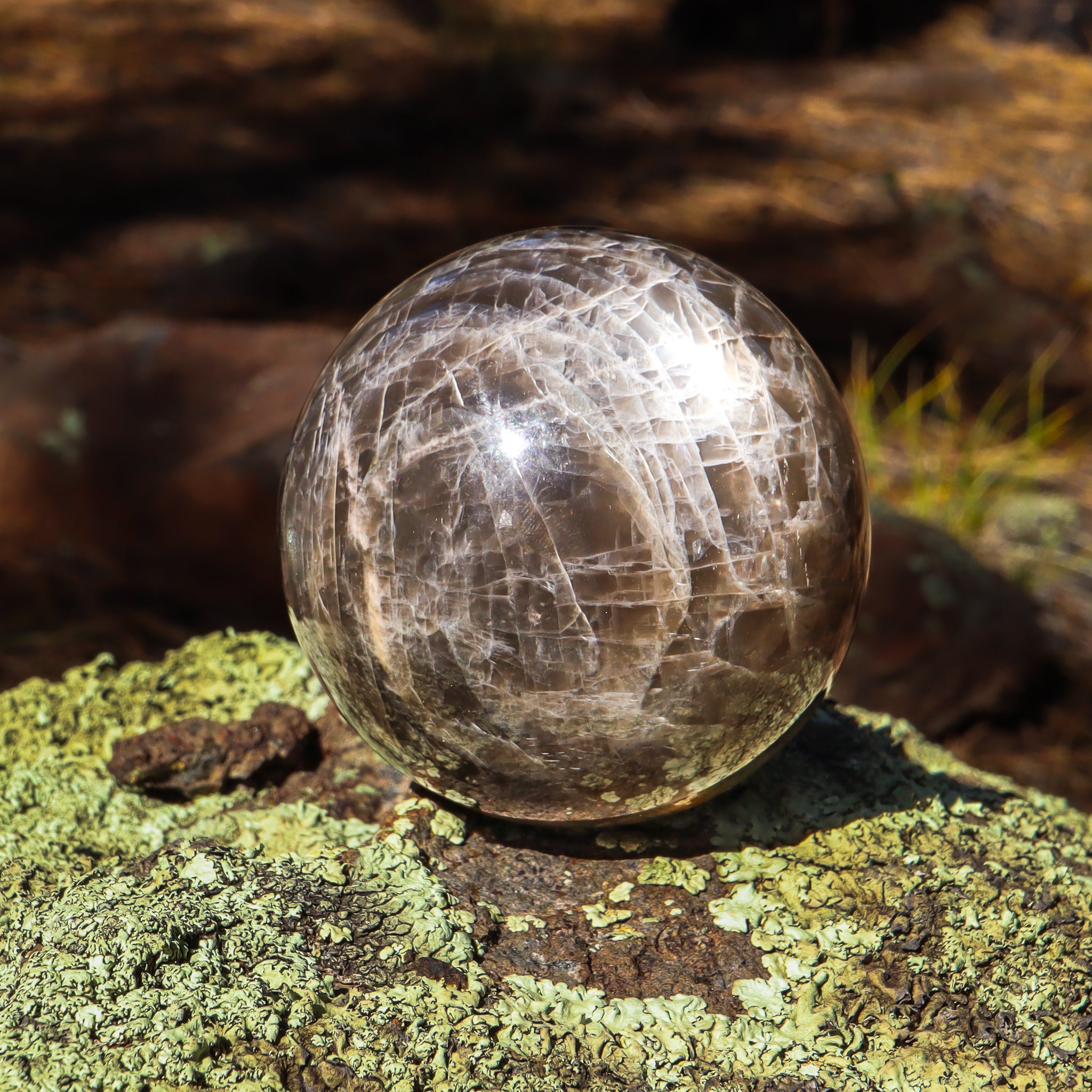Black Moonstone Sphere