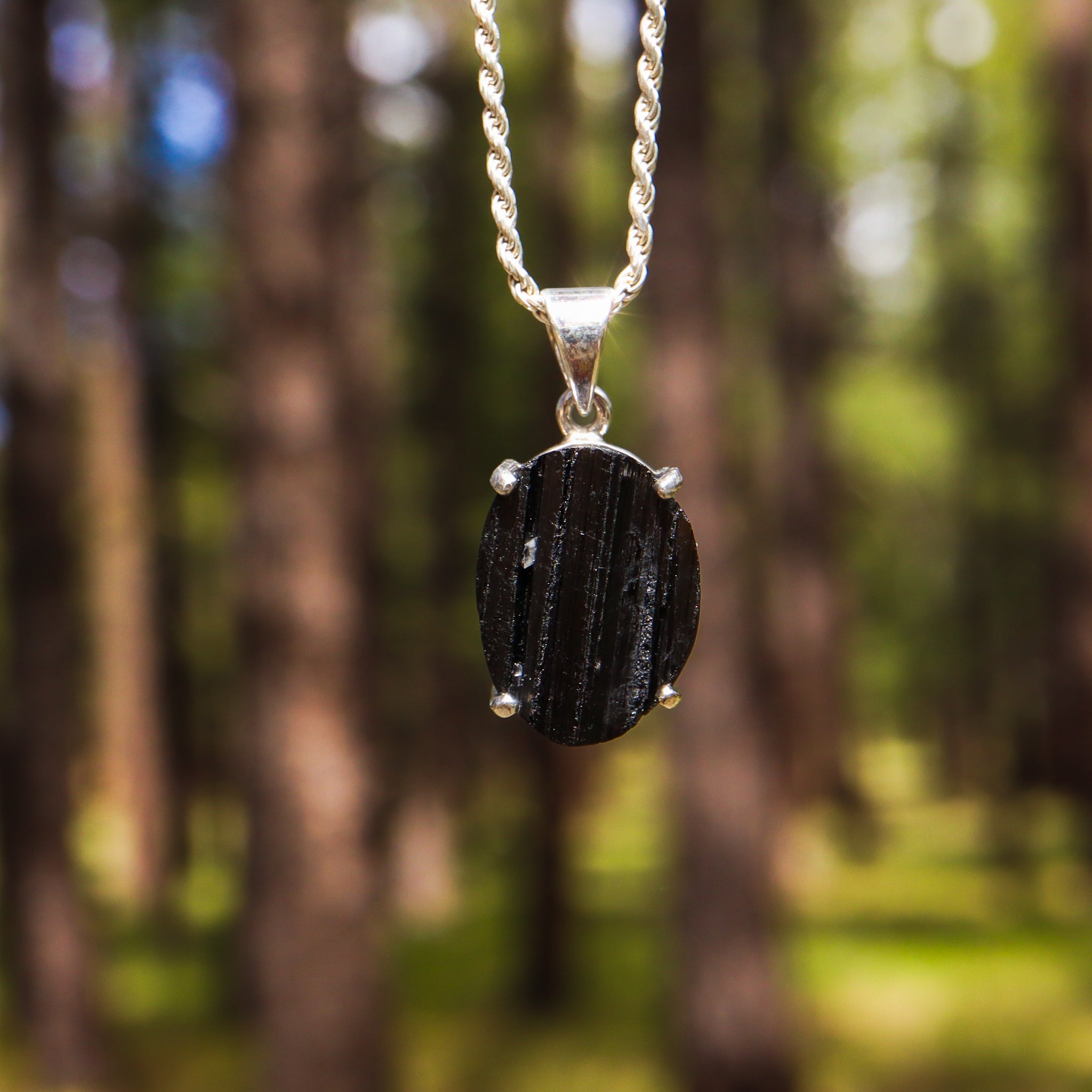 Black Tourmaline Pendant